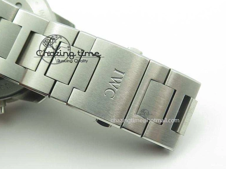 MIROTIME 0211 Classic Aquatimer Chrono IW376803 V6F 1:1 Best Edition Black Dial On SS Bracelet A 7361